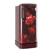 LG 185L, 5 Star, Direct Cool Single Door Refrigerator, Scarlet Charm Finish, 2023 Model, GL-D201ASCU