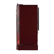 LG 185L, 5 Star, Direct Cool Single Door Refrigerator, Scarlet Charm Finish, 2023 Model, GL-D201ASCU