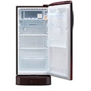 LG 185L, Single Door Refrigerator with Smart Inverter Compressor, Fast Ice Making, GL-D201ASPY