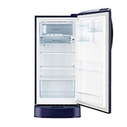 LG 201L, 5 Star, Smart Inverter Compressor, Smart Connect, With Base Stand Drawer, Blue Euphoria Finish, Direct Cool Single Door Refrigerator, GL-D211HBEZ