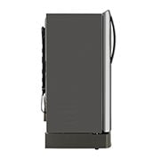 LG 201L, 5 Star, Smart Inverter Compressor, Smart Connect, With Base Stand Drawer, Shiny Steel Finish, Direct Cool Single Door Refrigerator, GL-D211HPZZ