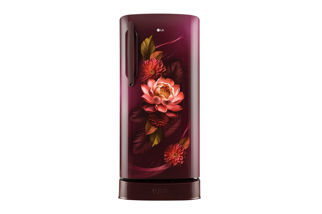 LG GL-D211HRWZ single door refrigerator front view