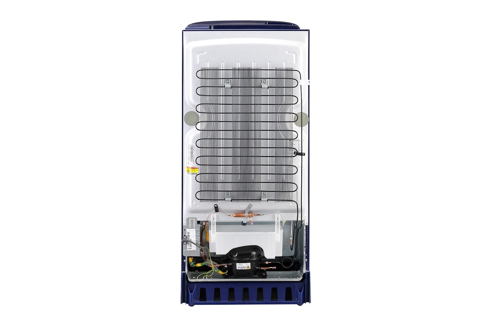 LG 205L, 4 Star, Smart Inverter Compressor, Smart Connect, With Base Stand Drawer, Blue Charm Finish, Direct Cool Single Door Refrigerator, GL-D221ABCY