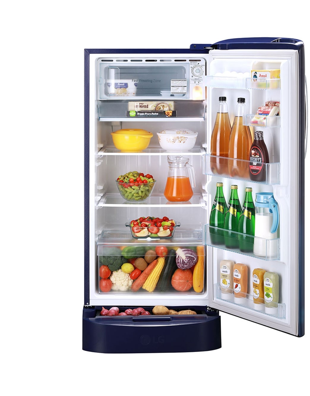 205L 5 Star Single Door Refrigerator - GL-D221ABEZ | LG IN
