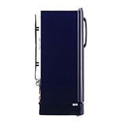 LG 205L, 5 Star, Smart Inverter Compressor, Smart Connect, With Base Stand Drawer, Blue Euphoria Finish, Direct Cool Single Door Refrigerator, GL-D221ABEZ