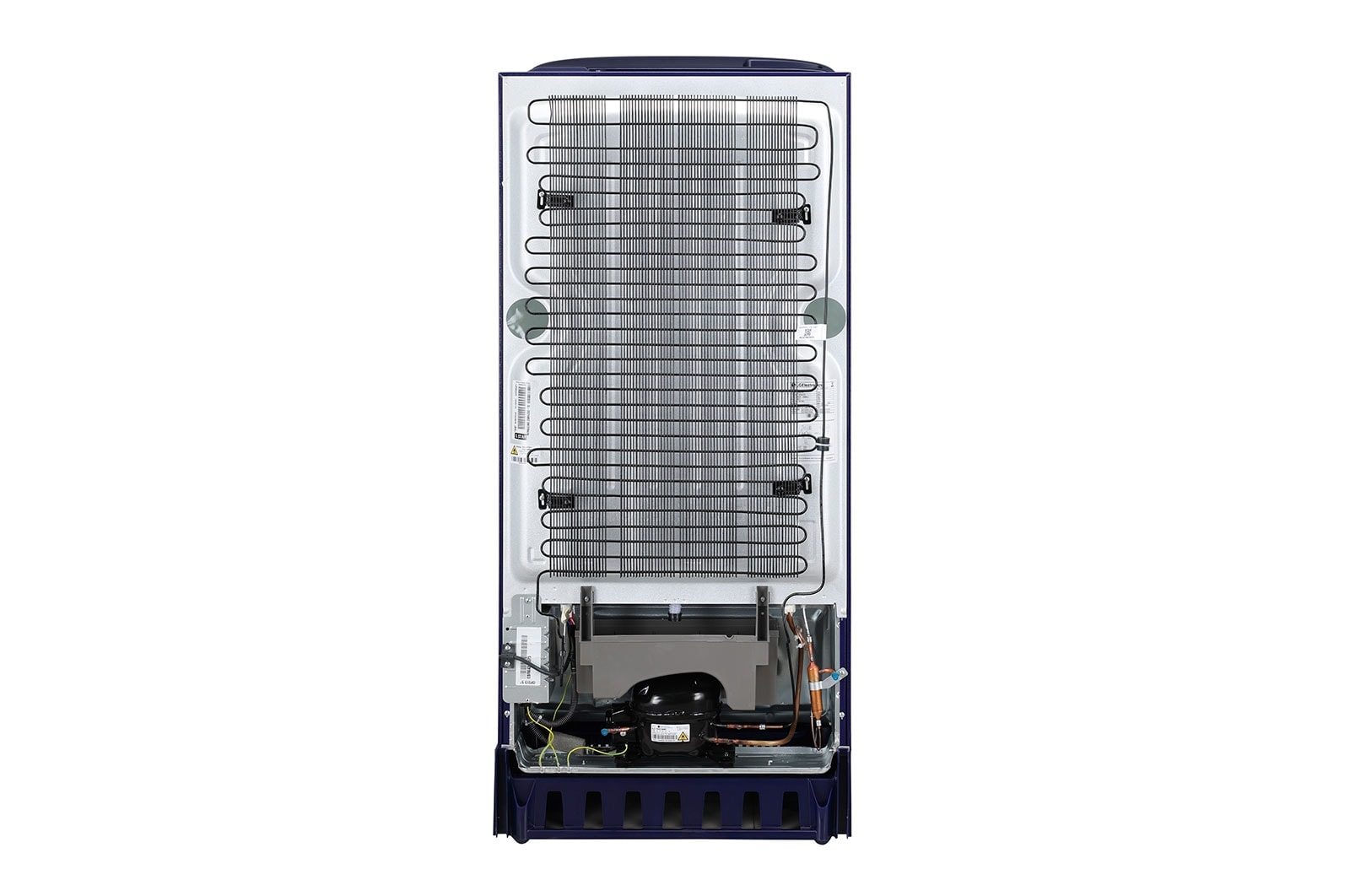 LG 205L, 5 Star, Smart Inverter Compressor, Smart Connect, With Base Stand Drawer, Blue Euphoria Finish, Direct Cool Single Door Refrigerator, GL-D221ABEZ