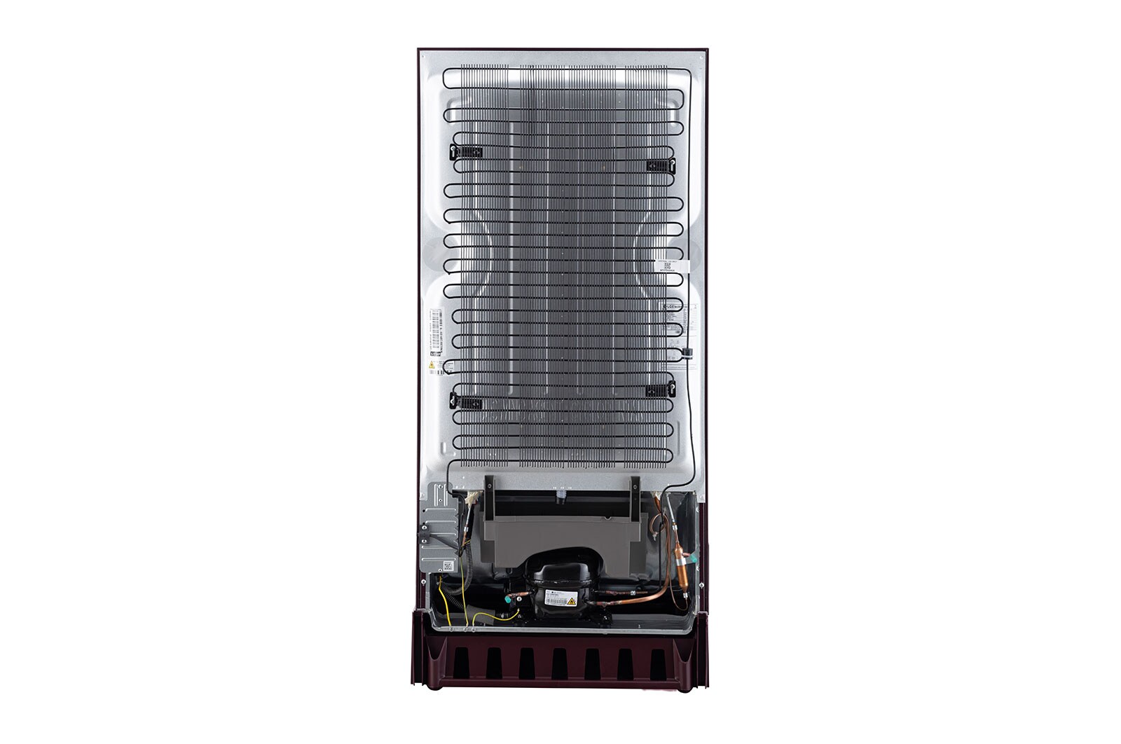 LG 205L, 5 Star, Smart Inverter Compressor, Smart Connect, With Base Stand Drawer, Scarlet Euphoria Finish, Direct Cool Single Door Refrigerator, GL-D221ASEZ