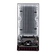 LG 205L, 5 Star, Smart Inverter Compressor, Smart Connect, With Base Stand Drawer, Scarlet Euphoria Finish, Direct Cool Single Door Refrigerator, GL-D221ASEZ