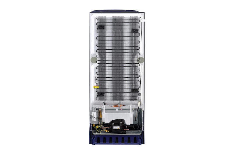 LG 224L Single Door Refrigerator, Smart Inverter Compressor, Smart Connect, Base Stand Drawer, Blue Charm Finish, 5 Star, GL-D241ABCU