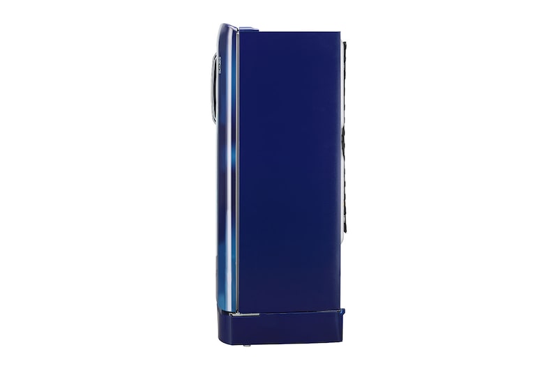 LG 224L Single Door Refrigerator, Smart Inverter Compressor, Smart Connect, Base Stand Drawer, Blue Charm Finish, 5 Star, GL-D241ABCU