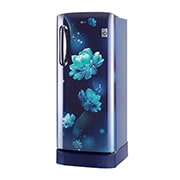 LG 224L, 5 Star, Smart Inverter Compressor, Smart Connect, With Base Stand Drawer, Blue Charm Finish, Direct Cool Single Door Refrigerator, GL-D241ABCU