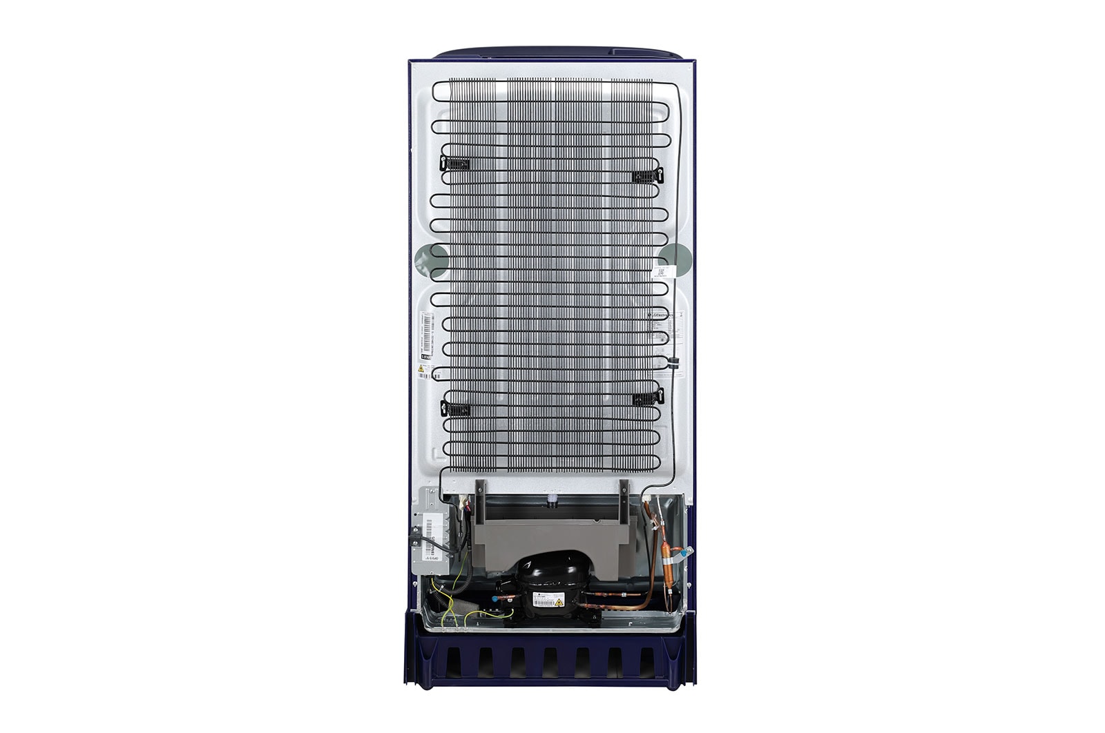 LG 224L, 4 Star, Smart Inverter Compressor, Smart Connect, With Base Stand Drawer, Blue Euphoria Finish, Direct Cool Single Door Refrigerator, GL-D241ABEY