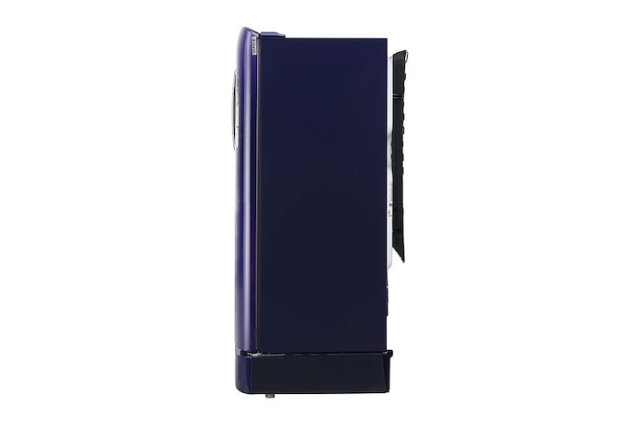 LG 224L Single Door Refrigerator, Smart Inverter Compressor, Base Stand Drawer, Blue Euphoria Finish, 4 Star, GL-D241ABEY