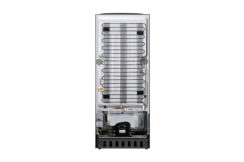 LG 224L Single Door Refrigerator, Base Stand Drawer, Smart Inverter Compressor, Smart Connect, Shiny Steel, 5 Star, GL-D241APZU