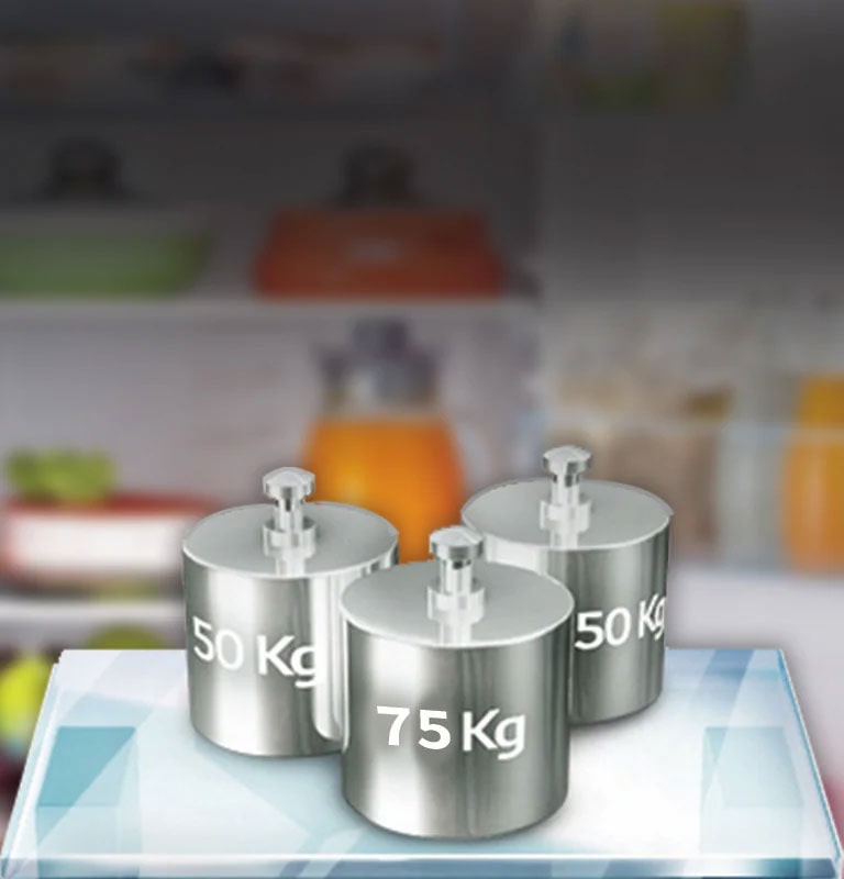 LG GL-D241ASCU 235 ltr Spillproof toughened glass shelves.