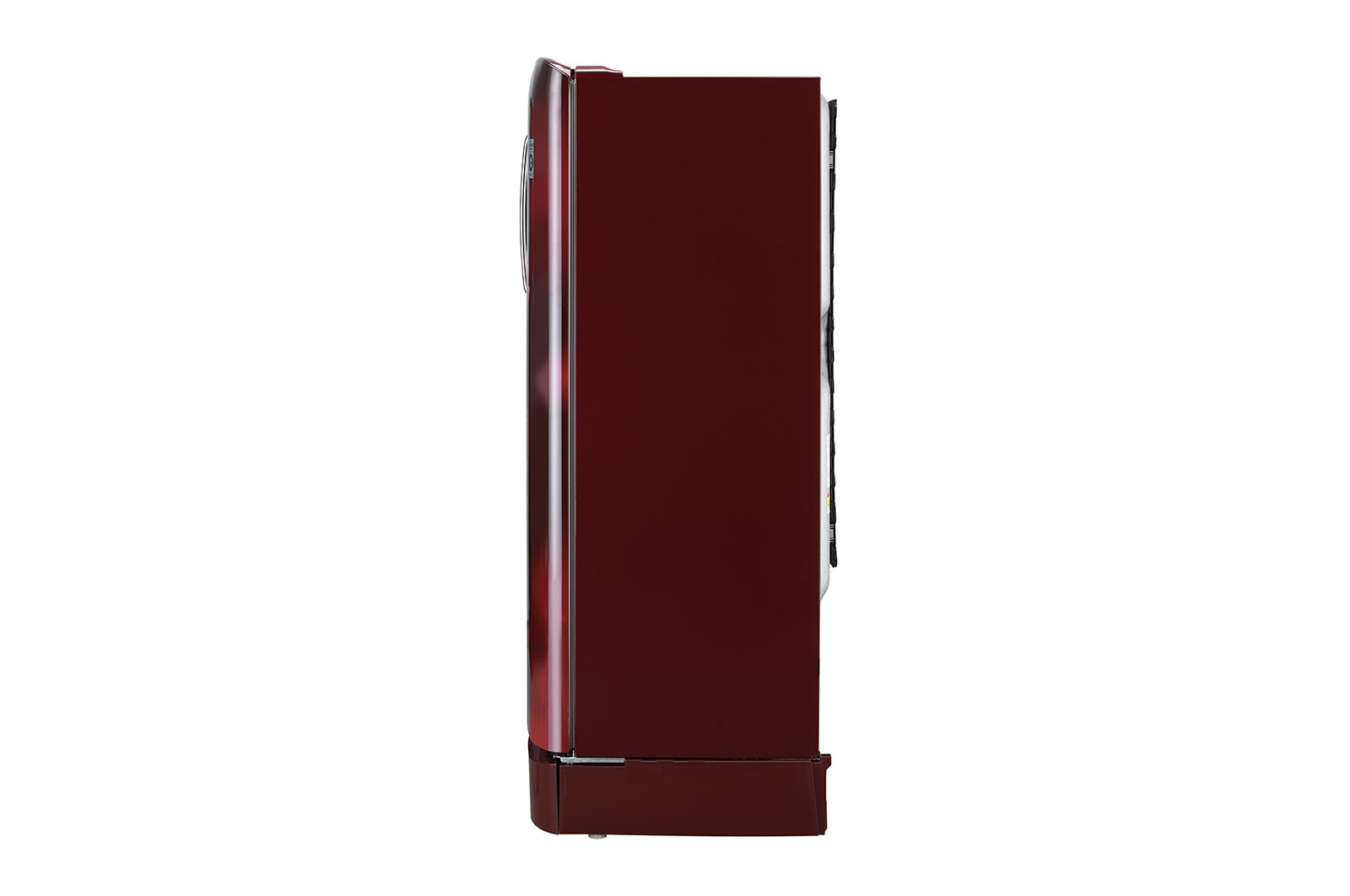 LG 224L, 4 Star, Smart Inverter Compressor, Smart Connect, With Base Stand Drawer, Scarlet Charm Finish, Direct Cool Single Door Refrigerator, GL-D241ASCY