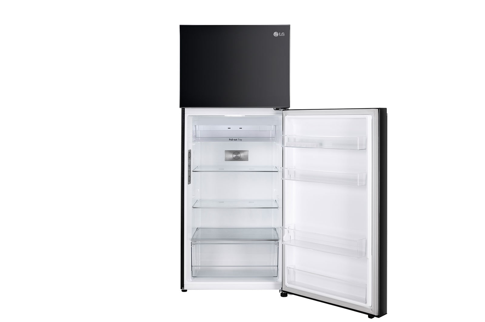 LG  LG 380L, 2 Star, Smart Inverter Compressor, DoorCooling+™,Ebony Sheen Finish, Frost-Free Double Door Refrigerator, GL-D412SESY