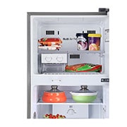 LG 242L Double Door Refrigerator with Door Cooling+™, Smart Diagnosis™, Multi Air Flow, Shiny Steel Finish, 3 Star, GL-I292RPZX