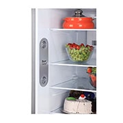 LG 242L Double Door Refrigerator with Door Cooling+™, Smart Diagnosis™, Multi Air Flow, Shiny Steel Finish, 3 Star, GL-I292RPZX