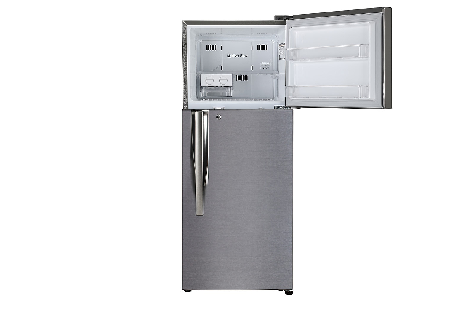 LG 242L Double Door Refrigerator with Door Cooling+™, Smart Diagnosis™, Multi Air Flow, Shiny Steel Finish, 3 Star, GL-I292RPZX