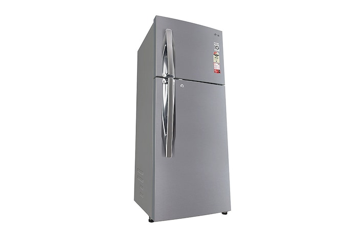 LG 242L Double Door Refrigerator with Door Cooling+™, Multi Air Flow, Shiny Steel Finish, 3 Star, GL-I292RPZX