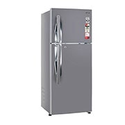 LG 242L Double Door Refrigerator with Door Cooling+™, Smart Diagnosis™, Multi Air Flow, Shiny Steel Finish, 3 Star, GL-I292RPZX