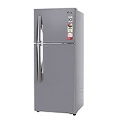 LG 242L Double Door Refrigerator with Door Cooling+™, Smart Diagnosis™, Multi Air Flow, Shiny Steel Finish, 3 Star, GL-I292RPZX