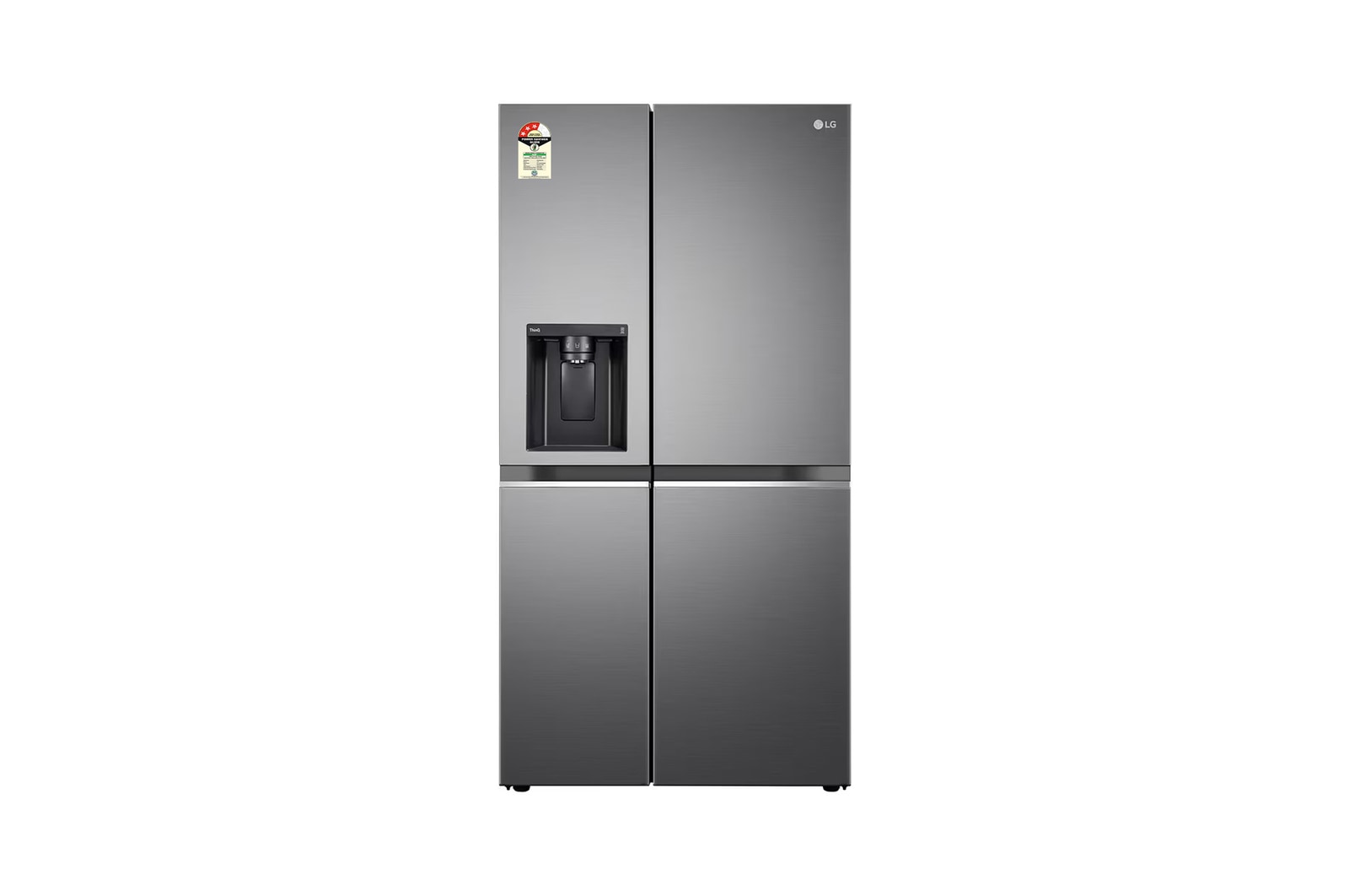 LG GL-L257CPZ3 Side by Side Refrigerators front view