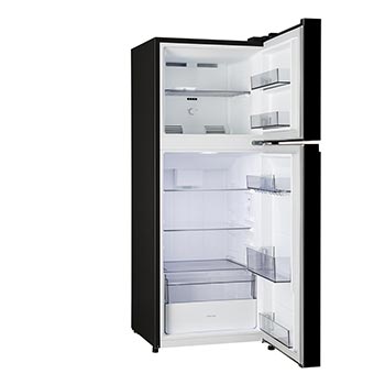 LG 225L Double Door Refrigerator with Smart Mode, Auto Smart Connect, Smart Inverter Compressor, Multi Air Flow, Onyx Black, 2 Star, GL-N252YOBY