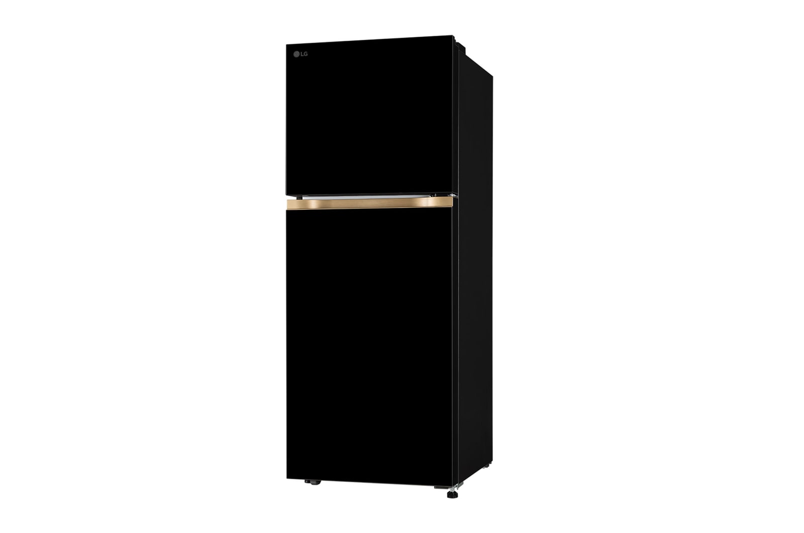 LG 225L Double Door Refrigerator with Smart Mode, Auto Smart Connect, Smart Inverter Compressor, Multi Air Flow, Onyx Black, 2 Star, GL-N252YOBY