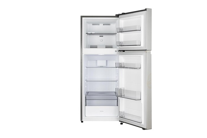 LG 225L Double Door Refrigerator with Smart Mode, Auto Smart Connect, Smart Inverter Compressor, Multi Air Flow, Radiant Inox, 2 Star, GL-N252YRIY