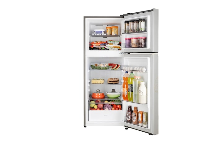 LG 225L Double Door Refrigerator with Smart Mode, Auto Smart Connect, Smart Inverter Compressor, Multi Air Flow, Radiant Inox, 2 Star, GL-N252YRIY