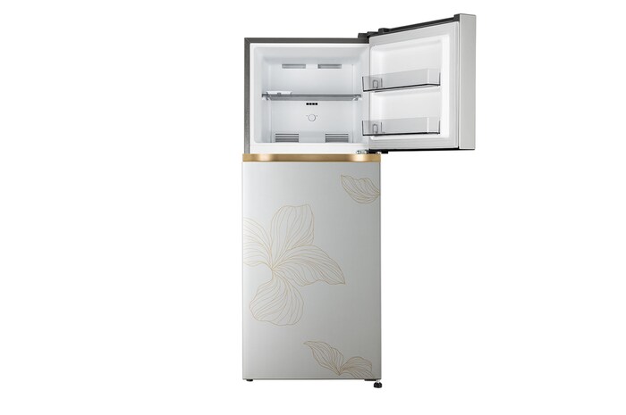 LG 225L Double Door Refrigerator with Smart Mode, Auto Smart Connect, Smart Inverter Compressor, Multi Air Flow, Radiant Inox, 2 Star, GL-N252YRIY