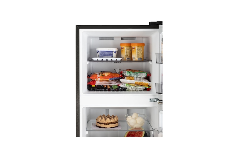 LG 225L Double Door Refrigerator with Smart Mode, Auto Smart Connect, Smart Inverter Compressor, Multi Air Flow, Radiant Onyx, 2 Star, GL-N252YROY