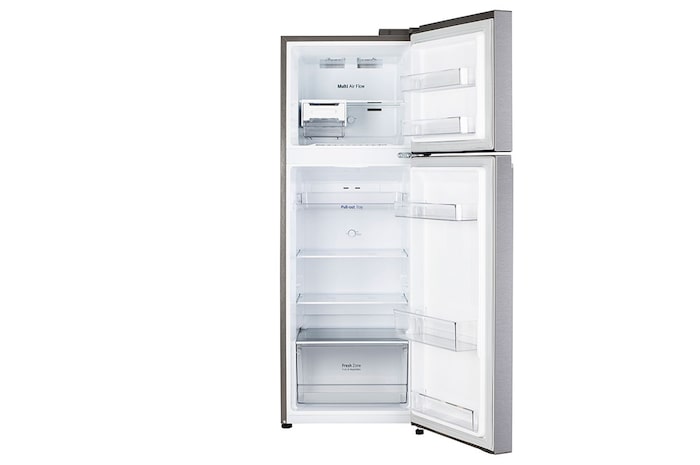 LG 246L Double Door Refrigerator with Multi Air Flow, Auto Smart Connect™, Dazzle Steel, 3 Star, GL-N262SDSX