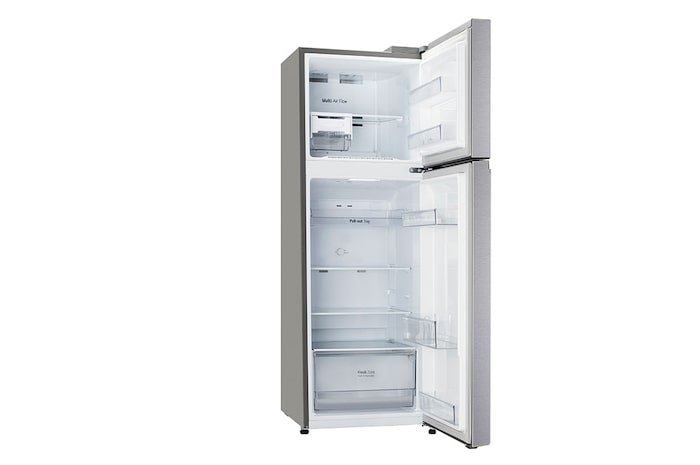 LG 246L Double Door Refrigerator with Multi Air Flow, Auto Smart Connect™, Dazzle Steel, 3 Star, GL-N262SDSX