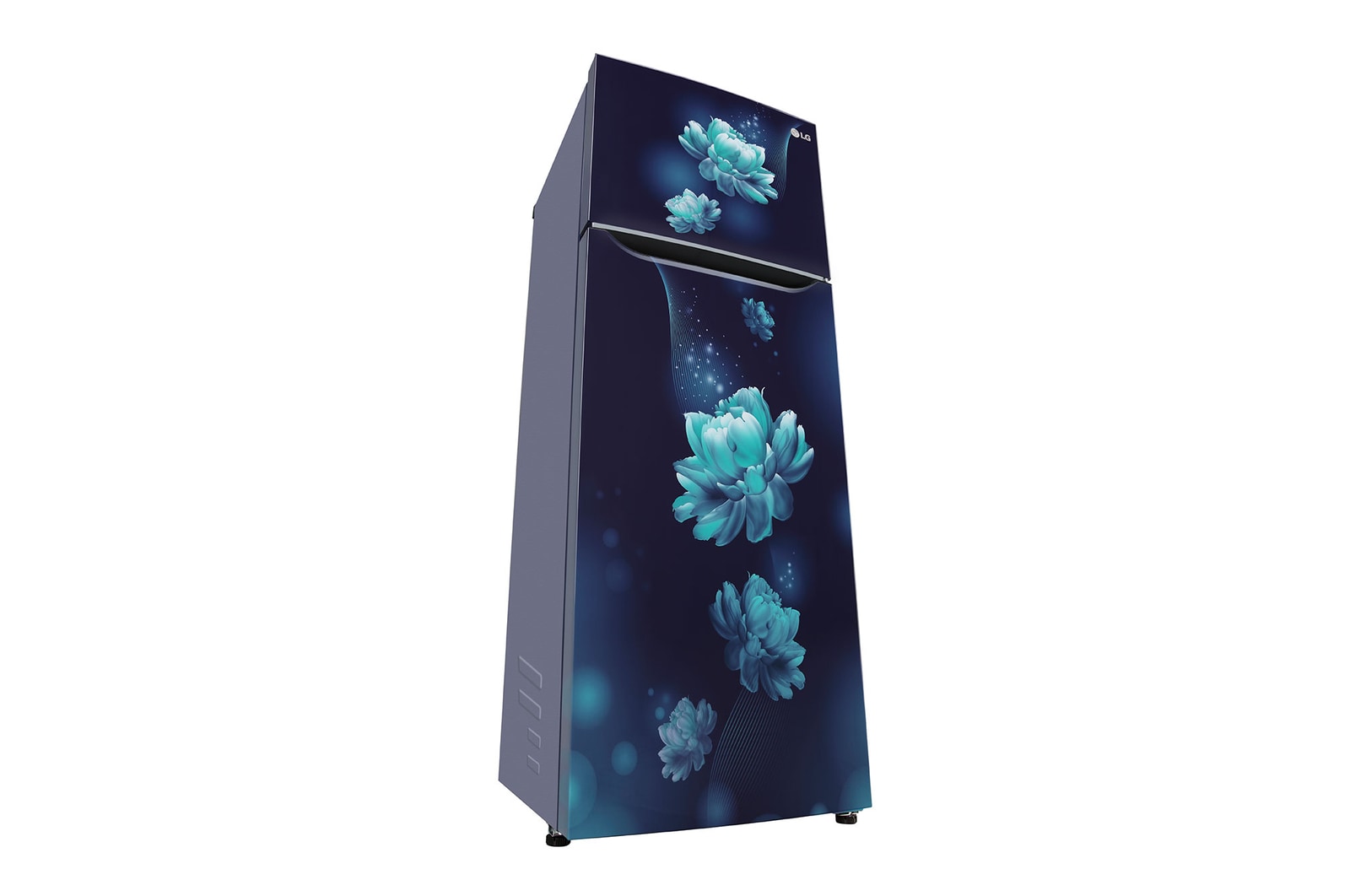 GL-N292BBCY-Refrigerators-Left-View-Door-Open-Without-Content