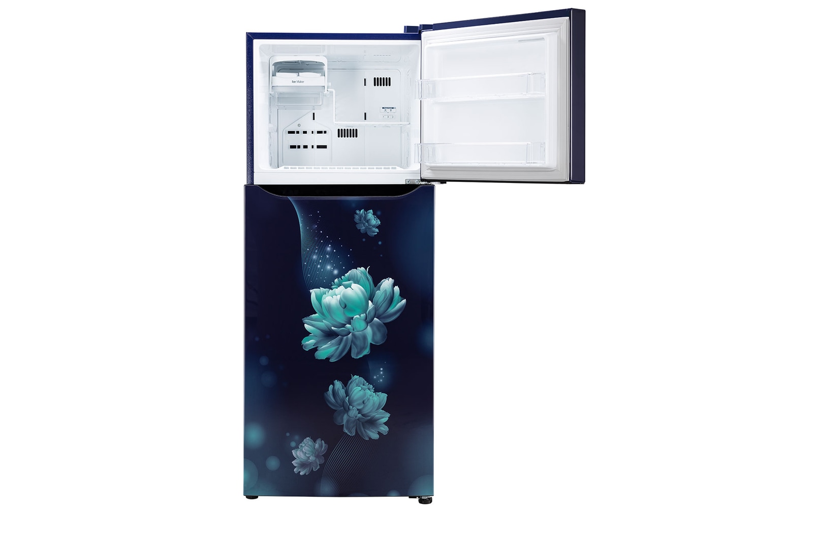 GL-N292BBCY-Refrigerators-Front-View-Top-Door-Open-Without-Content