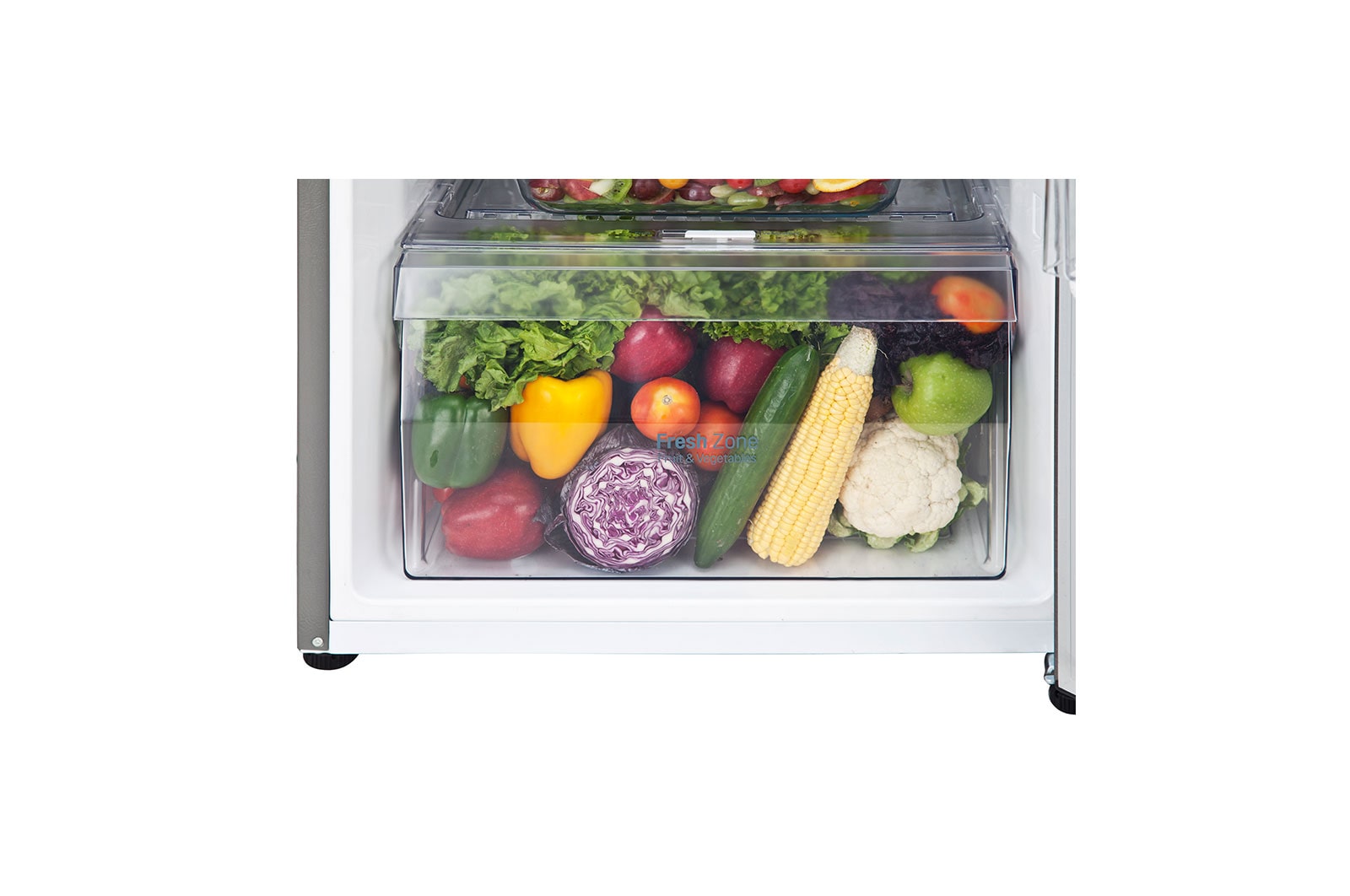 LG 242L, 2 Star, Smart Inverter Compressor, Dazzle Steel Finish, Frost-Free Double Door Refrigerator, GL-N292BDSY