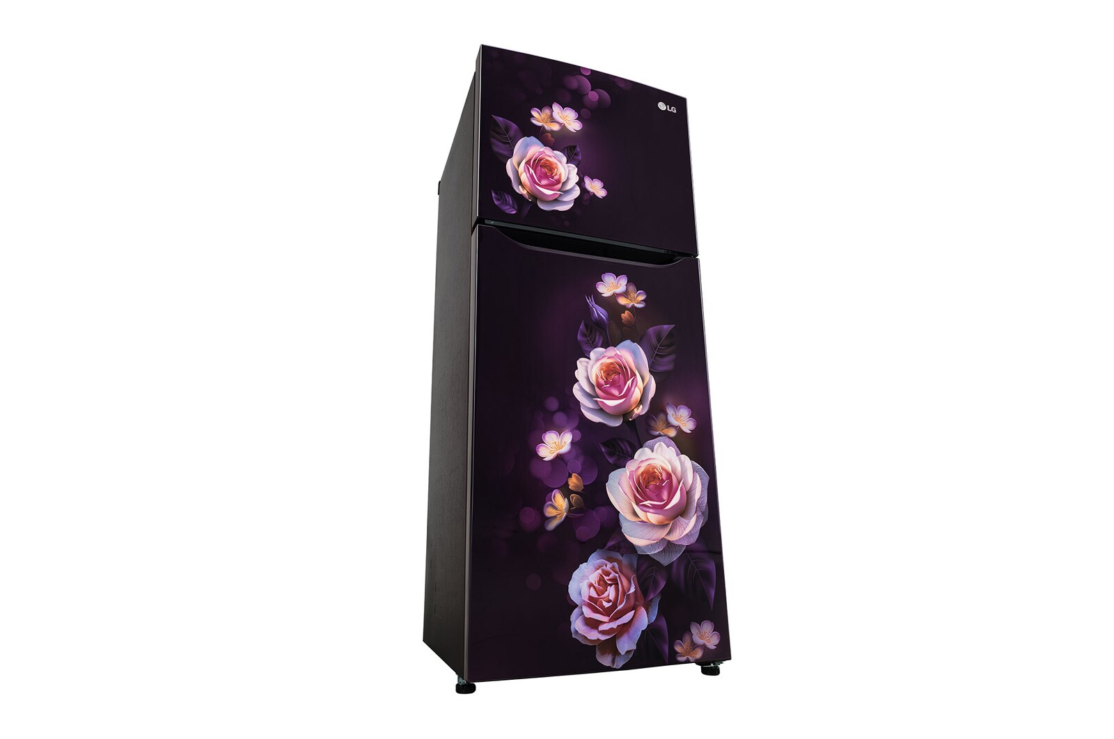 GL-N292DPBY-Refrigerators-Left-View-Door-Open-Without-Content