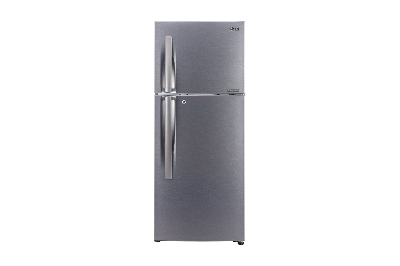 LG 242L, 2 Star, Smart Inverter Compressor, Dazzle Steel Finish, Frost-Free Double Door Refrigerator, GL-N292RDSY