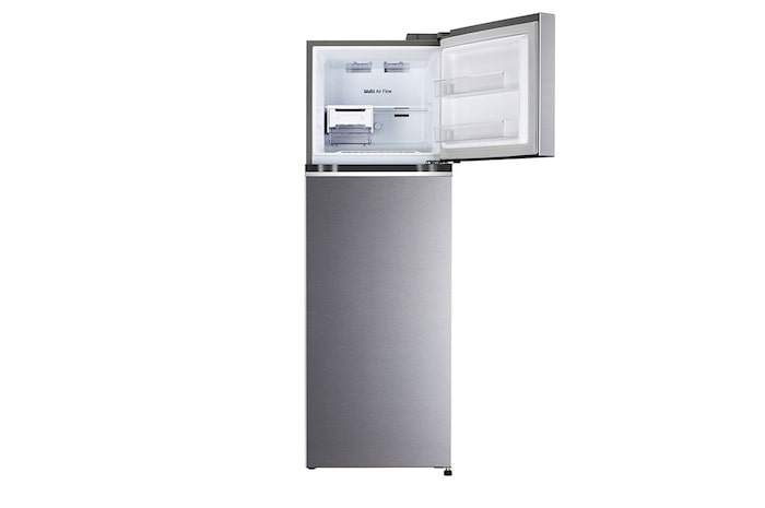 LG 272L Double Door Refrigerator,  Smart Diagnosis™, Dazzle Steel Finish, 2 Star, GL-N312SDSY
