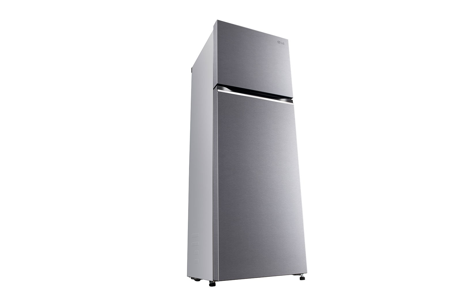LG 272L Double Door Refrigerator, Convertible, Smart Diagnosis™, Dazzle Steel Finish, 2 Star, GL-N312SDSY