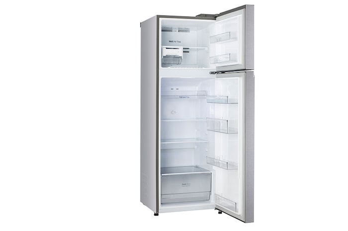 LG 272L Double Door Refrigerator,  Smart Diagnosis™, Dazzle Steel Finish, 2 Star, GL-N312SDSY