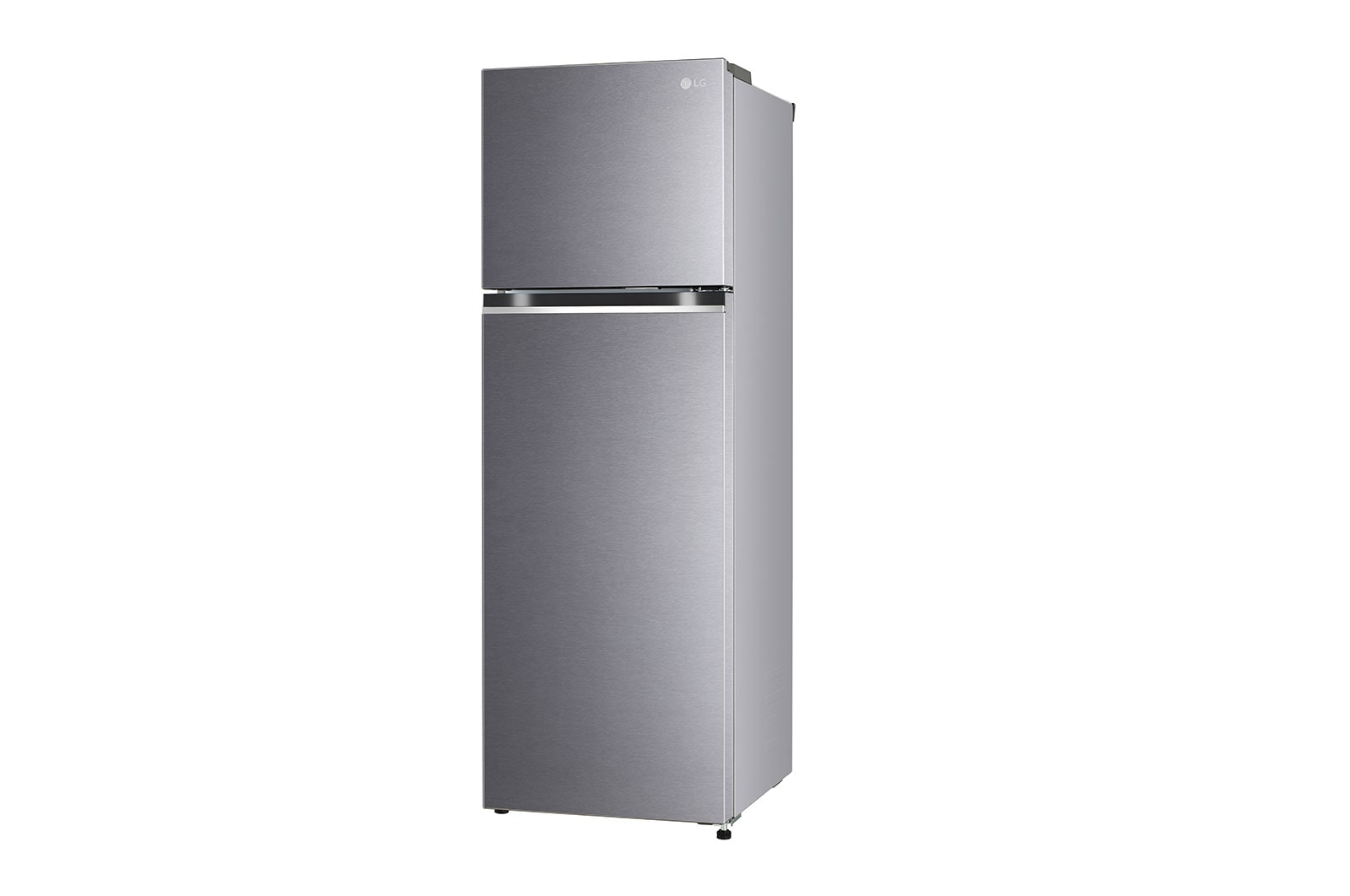 LG 272L Double Door Refrigerator, Convertible, Smart Diagnosis™, Dazzle Steel Finish, 2 Star, GL-N312SDSY