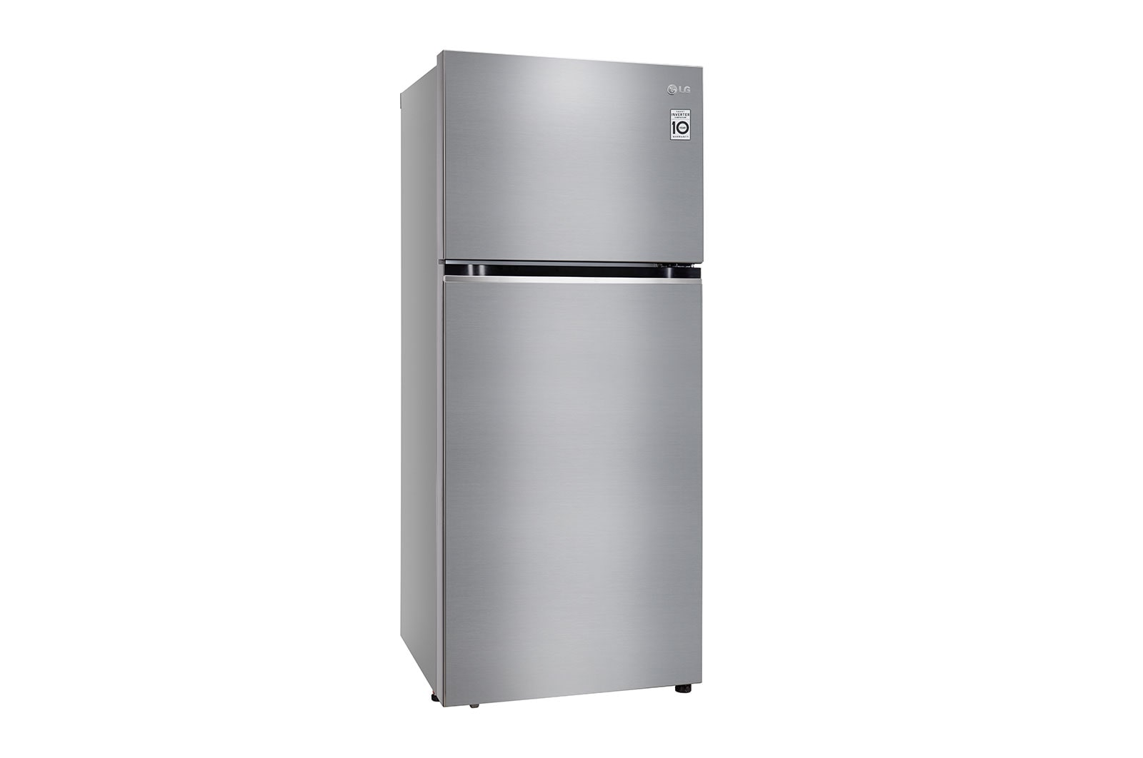 LG 343L Double Door Refrigerator, Smart Inverter Compressor, Multi Air Flow, Dazzle Steel Finish, 2 Star, GL-N382SDSY