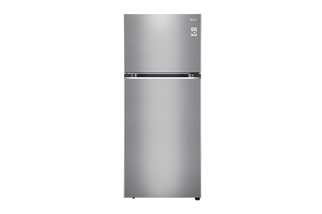 LG GL-N382SDSY double door refrigerator front view