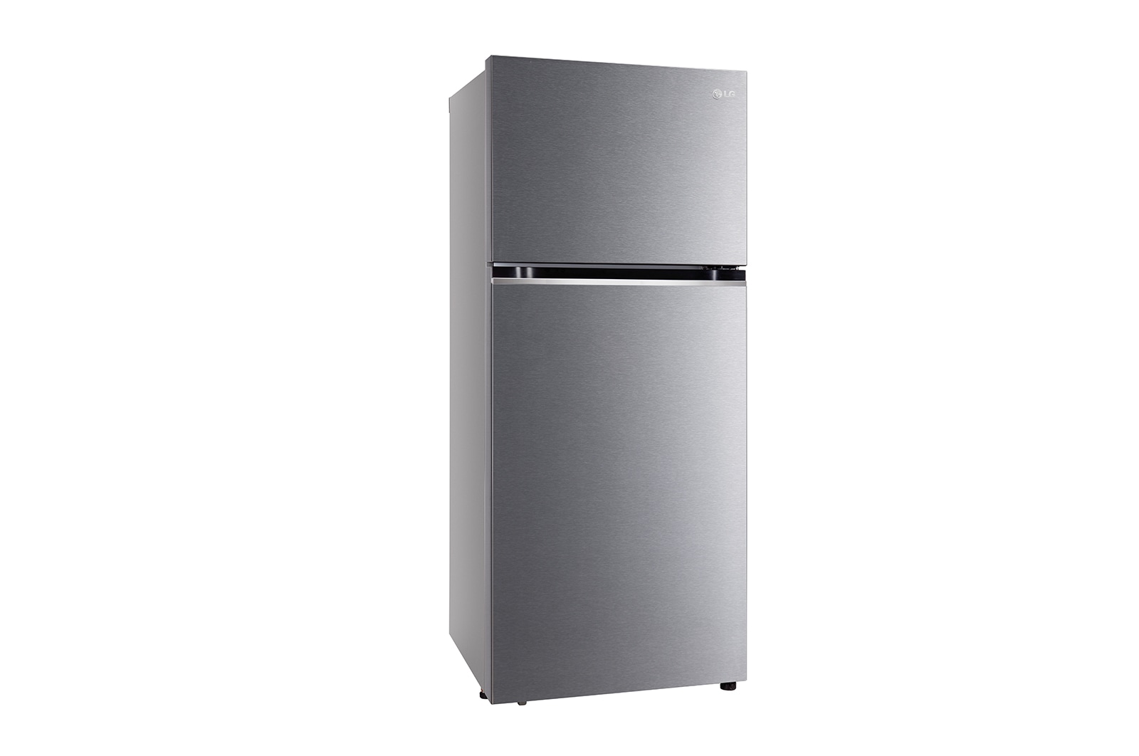 LG 380L, 2 Star, Smart Inverter Compressor, Dazzle Steel Finish, Frost-Free Double Door Refrigerator, GL-N412SDSY