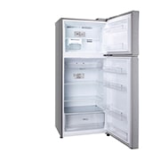 LG 380L, 2 Star, Smart Inverter Compressor, Dazzle Steel Finish, Frost-Free Double Door Refrigerator, GL-N412SDSY