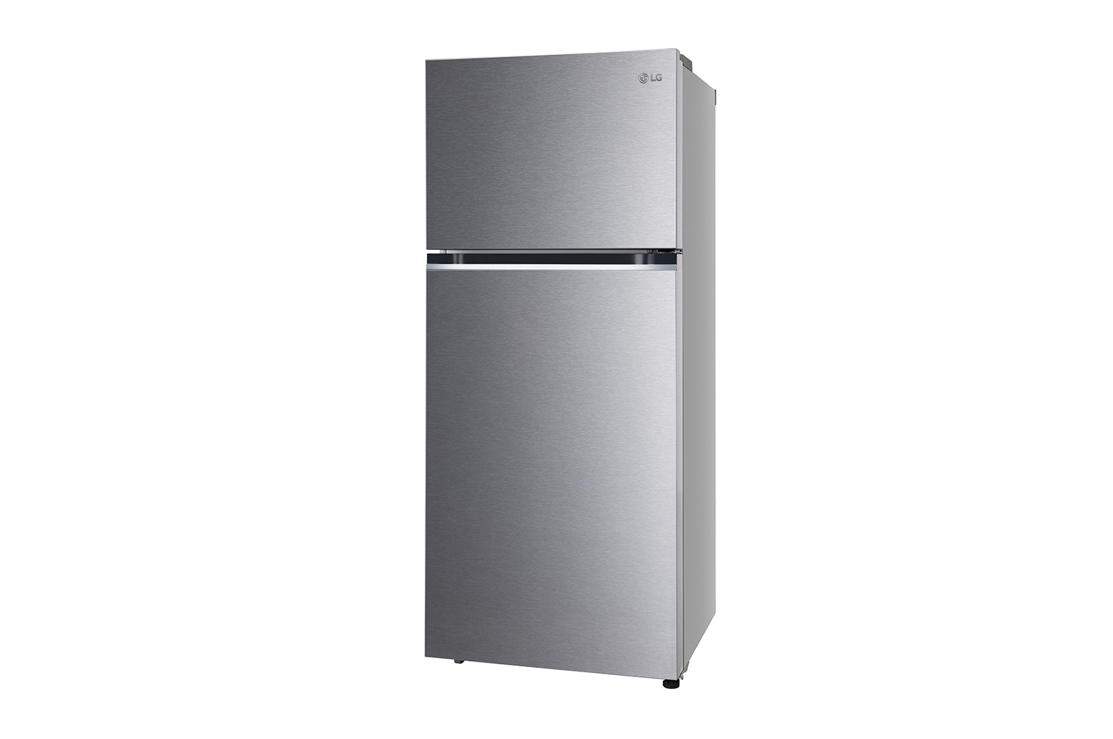 LG 380L, 2 Star, Smart Inverter Compressor, Dazzle Steel Finish, Frost-Free Double Door Refrigerator, GL-N412SDSY